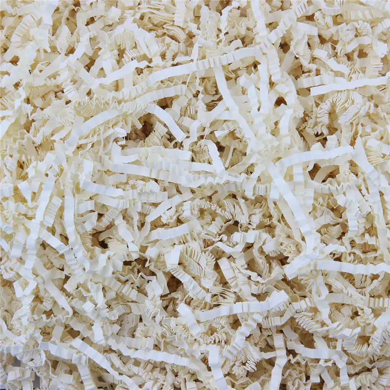 White Paper 1000 г сморщенная нарезанная бумага Shred наполнитель для подарочной упаковки корзина для хранения крафт постельные принадлежности ювелирные изделия Упаковка Дисплей Аксессуары - Цвет: White Paper