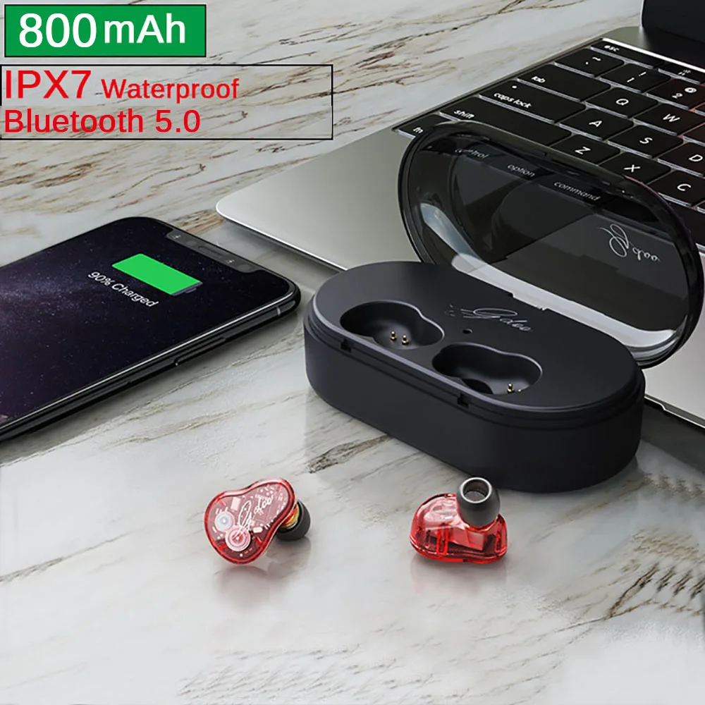GIAUSA TWS-SE02 Bluetooth 5 0 Touch IPX7 наушники Спортивная гарнитура настоящие беспроводные