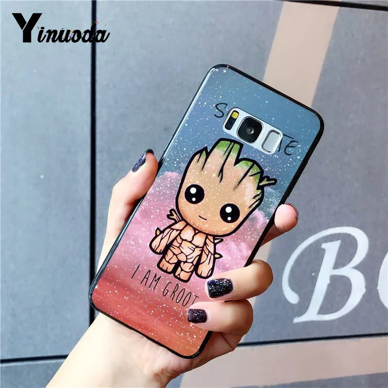 Yinuoda Marvel DC Deadpool Железный человек Человек-паук Thanos Groot чехол для Samsung GalaxyS9 plus S7 edge S6