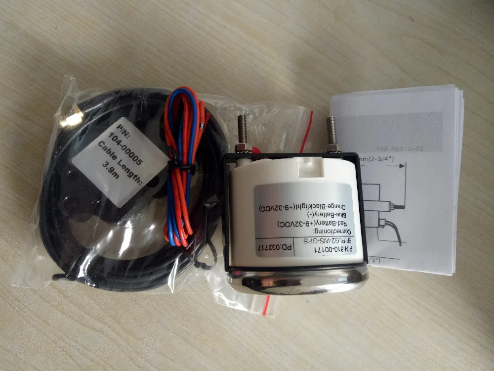 Цифровой GPS Спидометр 52 мм белый Speedo PLG2-BS-GPS для лодки грузовика яхты морского