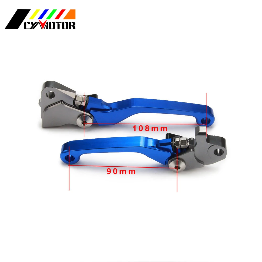 Рычаги поворотного тормоза и сцепления для мотоцикла CNC YAMAHA YZ125 YZ250 YZ250F YZ250X YZ426F YZ450F