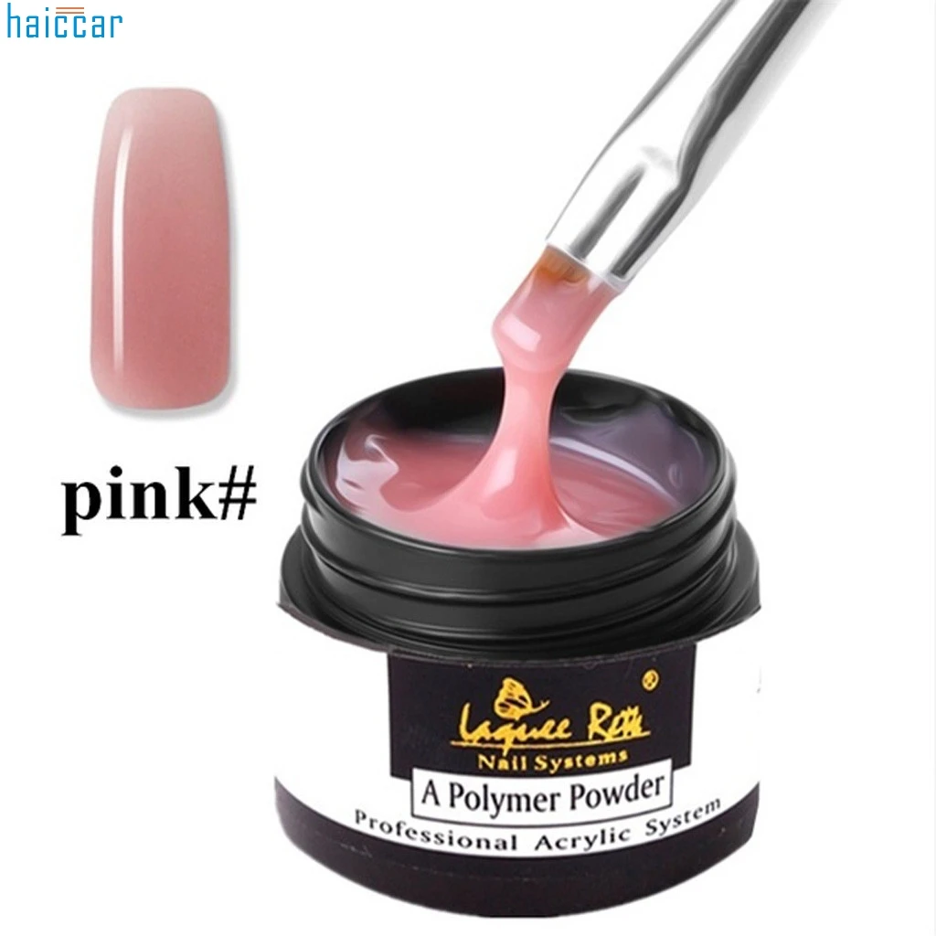 Pink Клей для наращивания ногтей, полигель, стойкий лак для ногтей, кристально-Желейный камуфляж, УФ-лампа для наращивания 30 г#7 - Color: Pink