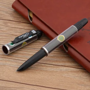 Черная пластиковая офисная перьевая ручка hero перо для каллиграфии