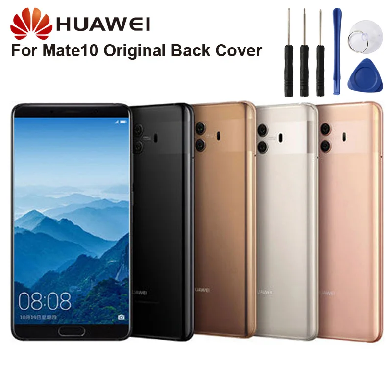 Стеклянный чехол на заднюю панель для huawei mate 10 mate 10, задняя крышка на батарейку для телефона, задняя крышка на заднюю панель