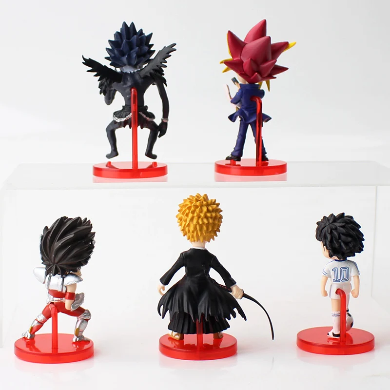 Фигурки героев аниме 5 шт./лот игрушки модели Yugi Muto Ryuuku Kurosaki ichigo Seiya Captain