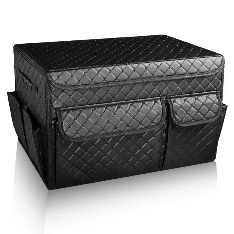 Pаспродажа Автомобильный органайзер для багажника, автомобильный Органайзер, кожаная складная коробка для хранения, автомобильные аксессуары, складн...