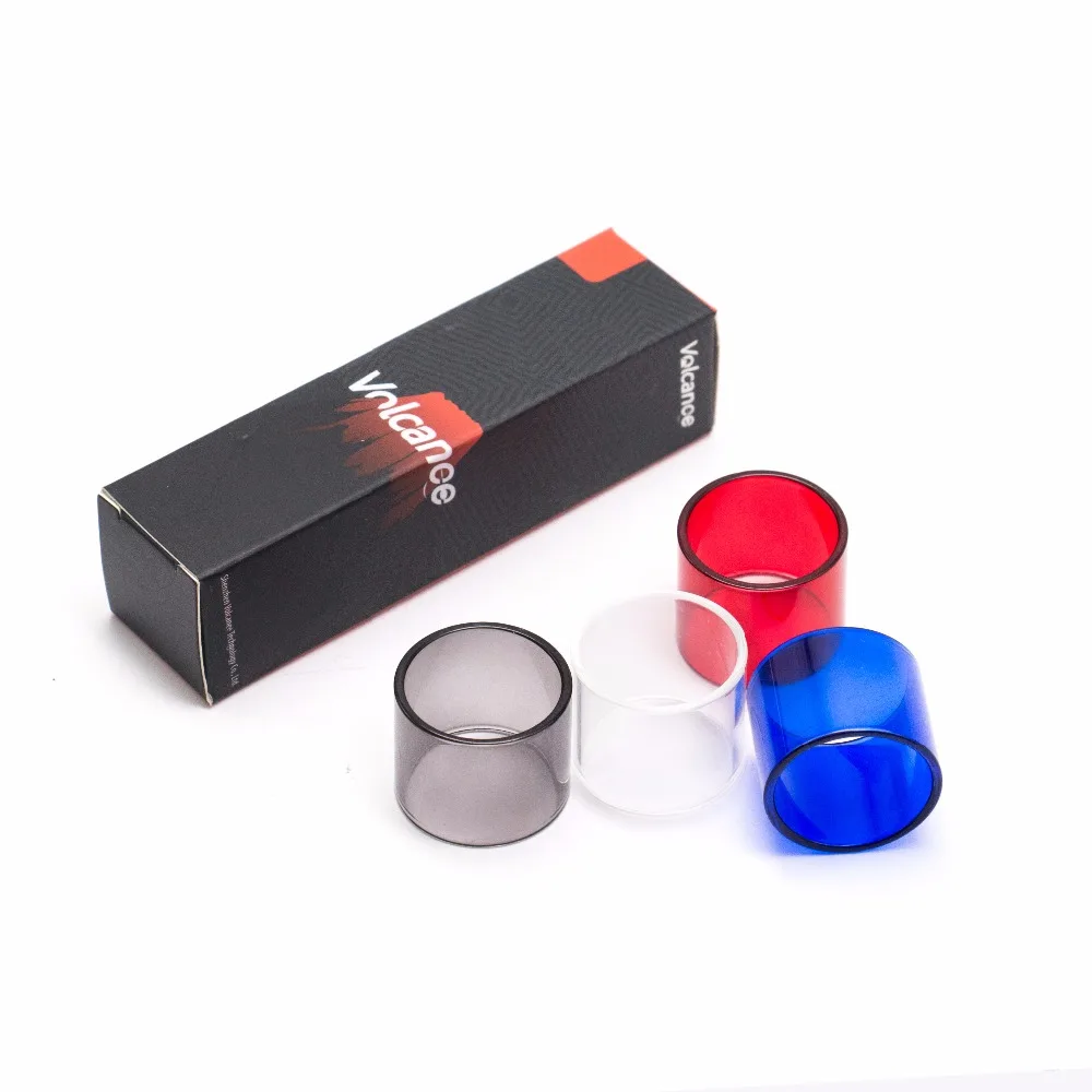 

Volcanee 4pcs Replacement Glass Tube for V8 Big Baby Tank Atomizer Diameter 28mm Spare Glass