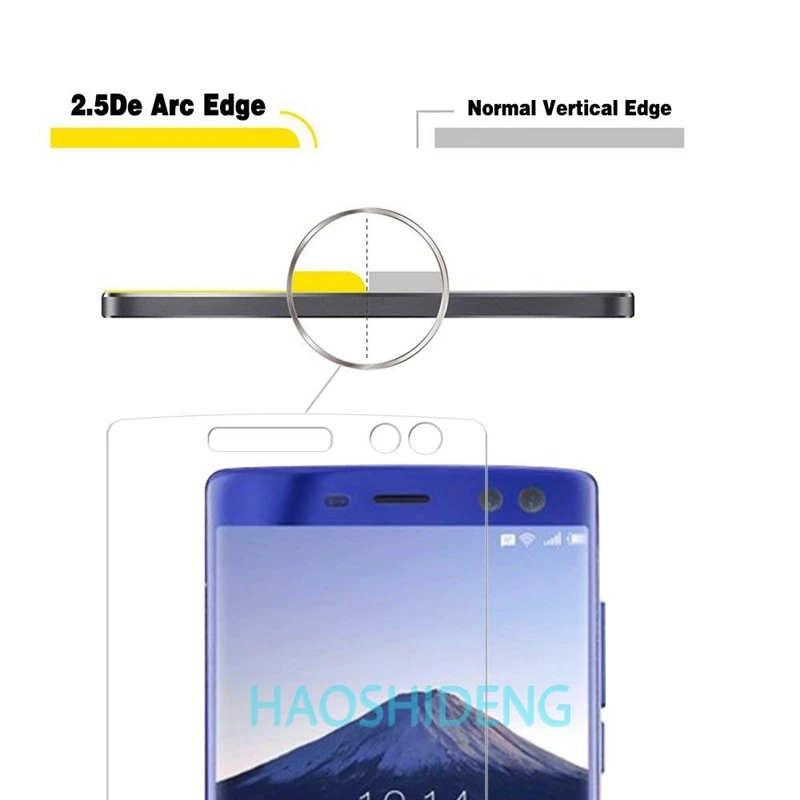 Полное закаленное стекло Для Doogee BL12000 Pro Защитное для экрана 2.5D 9 h