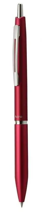 Red Pilot ACRO 1000 BAC-1SEF 0,5 мм гелевая ручка металлическая ручка Япония - Цвет: Red