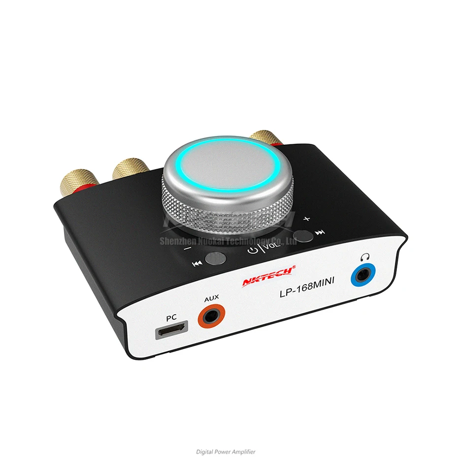 NKTECH LP-168mini аудио усилитель мощности Bluetooth 4,2 HiFi стерео 2CH 50 Вт автомобильный домашний цифровой плеер низкий уровень шума усилитель для наушников