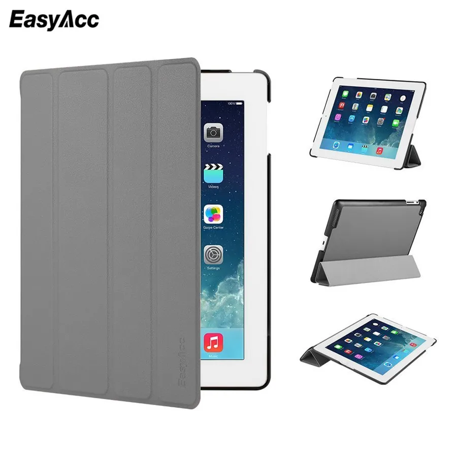 Чехол для iPad 2 3 4 Easyacc яркий цвет искусственная кожа прозрачный ультра тонкий