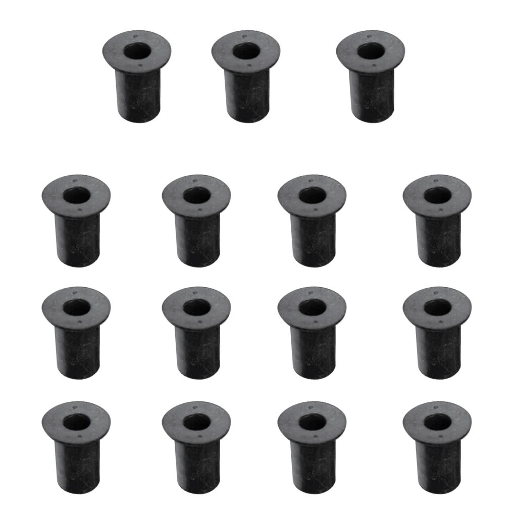 15 Pieces M5 Rubber Well Nuts Blind Fastener Fishing Kayak Boat Marine Canoe Accessories Motorcycle Windscreen Wellnut | Обустройство