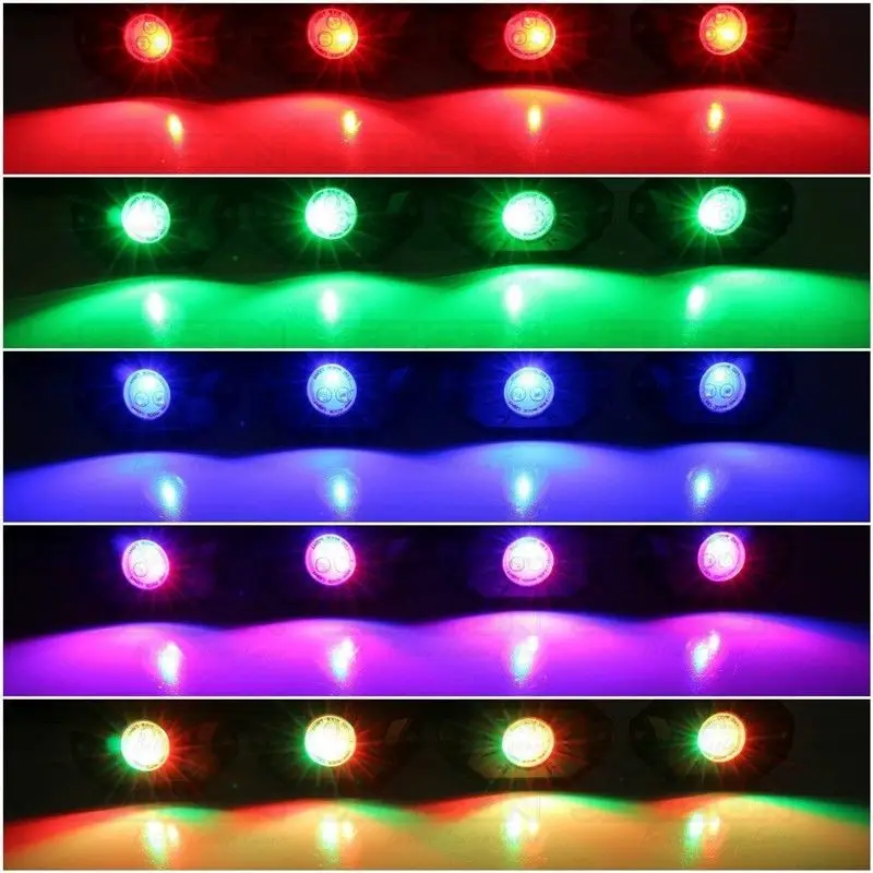 RGB LED Rock Light s с обновленным контроллером APP функцией таймера музыкальным режимом