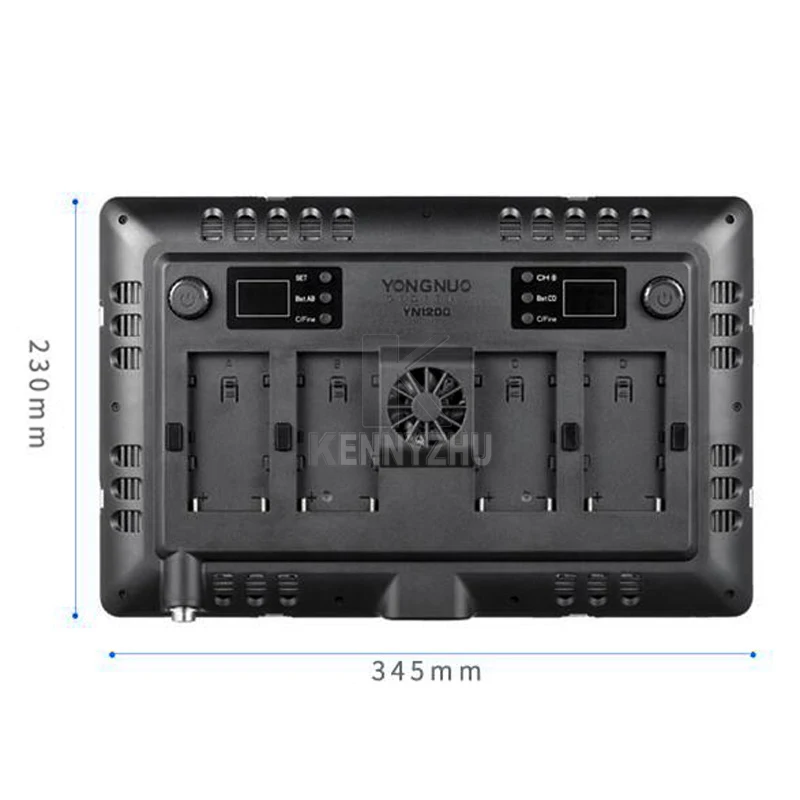 Ультратонкий Светодиодный светильник Yongnuo YN1200 CRI95 1200 для видеосъемки ing