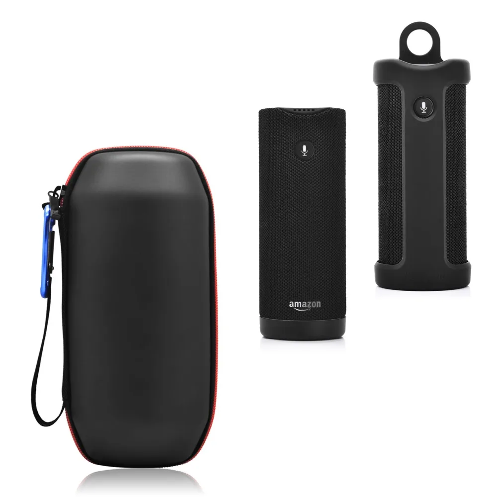 Portable Zipper Travel Hard Case Bag Protect Cover Holder Pouch Box For Amazon Tap Bluetooth Speaker Accessories | Электроника