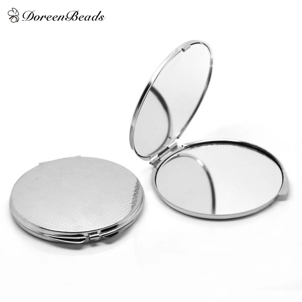 1 шт. визаж компактное зеркало 8 см x 7.4 ( 3 1/8 &quot 7/8 )|compact mirror with crystals|mirror cabinet lightmirror craft