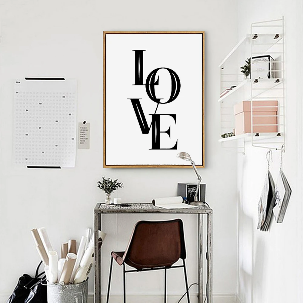 Картина на стену с надписью Love Wall|paintings on the wall|the paintingswall art |