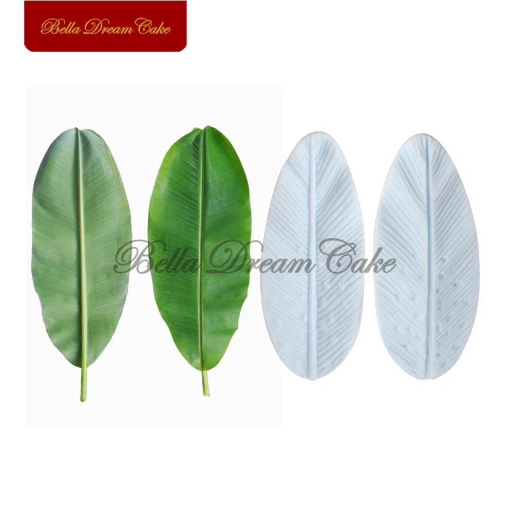 

Силиконовая форма для мастики "Банановые листья"