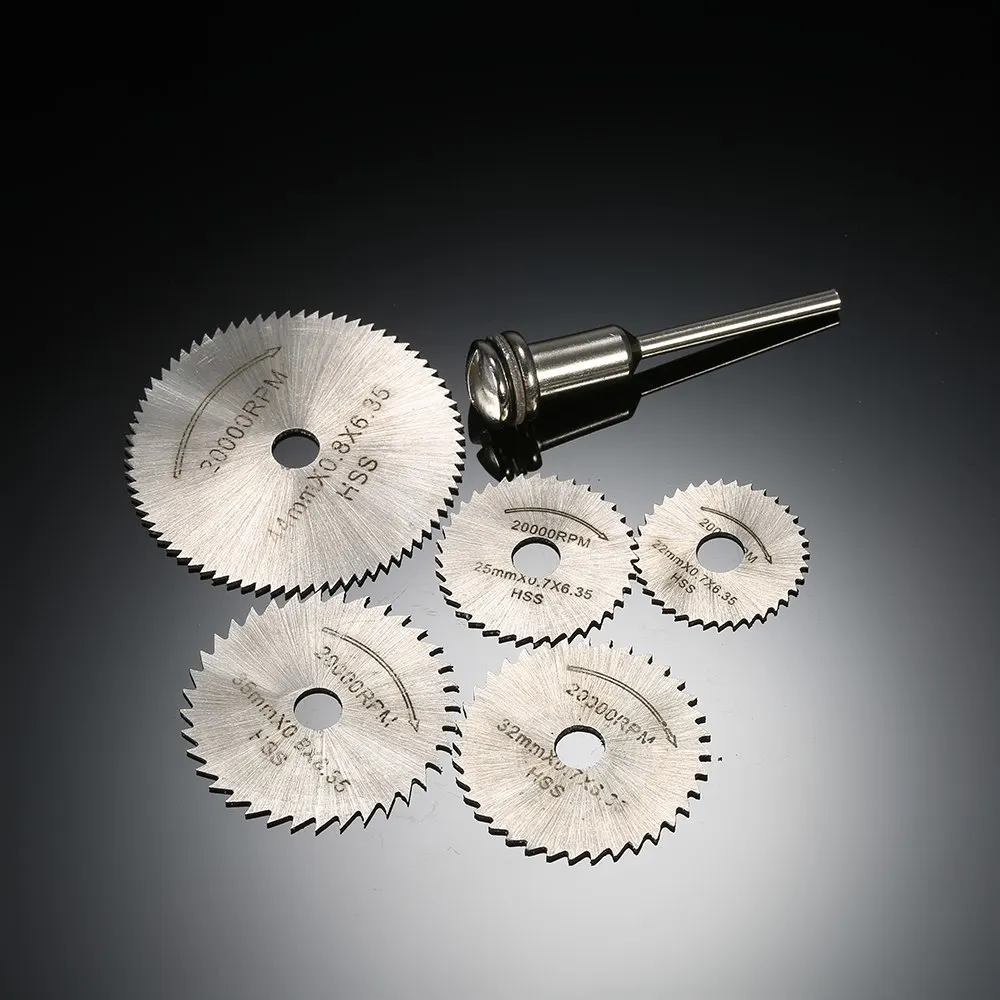Электроинструменты 6 шт. HSS мини циркулярная пила паутина режущий диск роторные