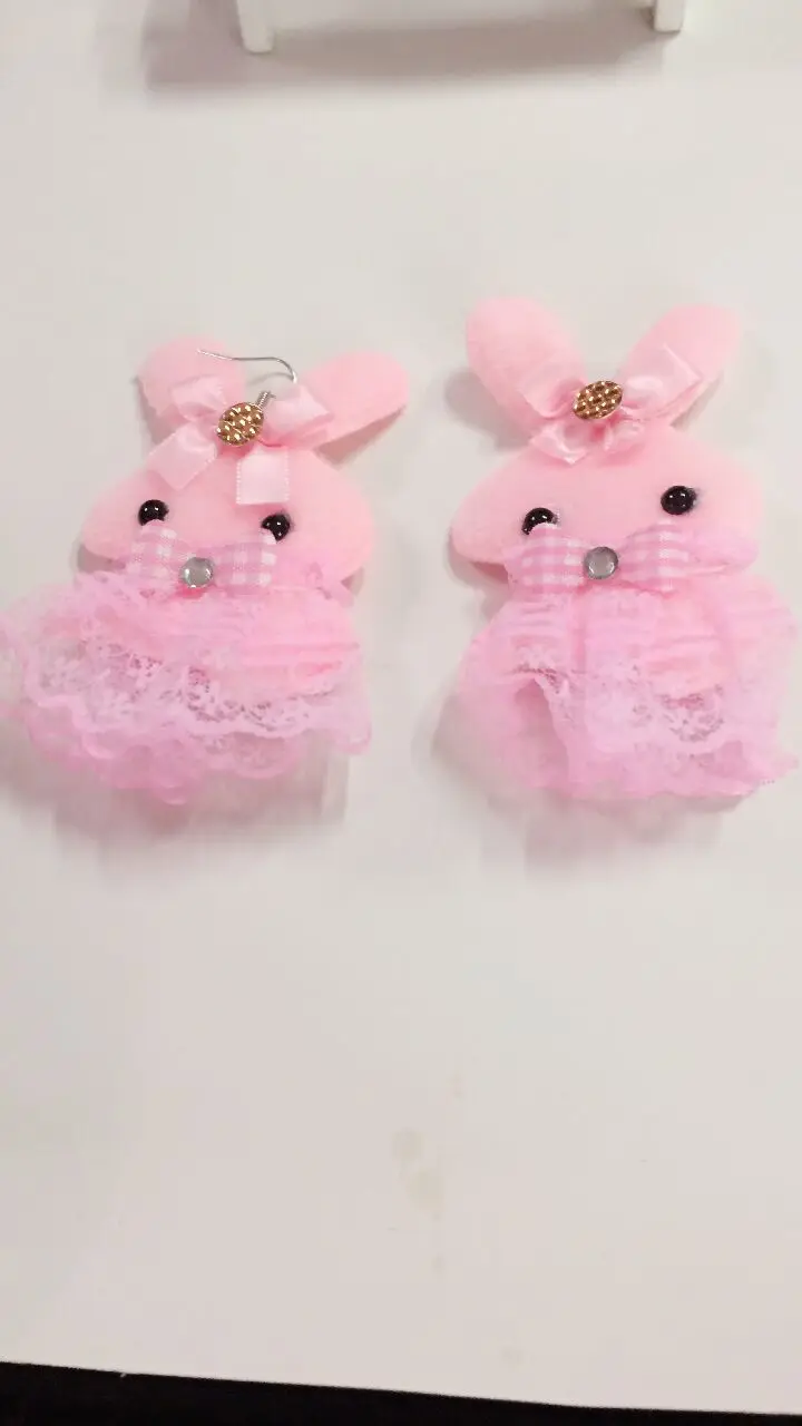 Женские серьги ручной работы в богемном стиле с изображением кролика | Украшения