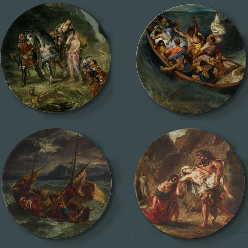 Delacroix Лодка на ветру и искусственная керамическая домашняя декоративная