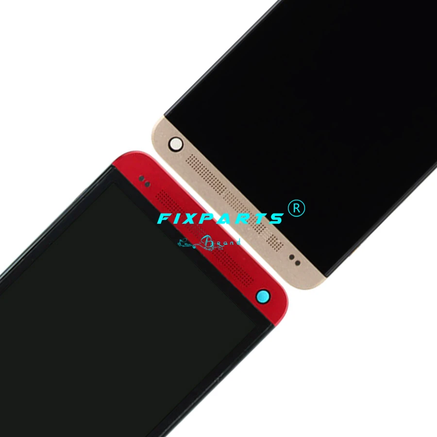 ЖК-экран для HTC One M7 LCD с сенсорным экраном дигитайзер Полная сборка + рамка