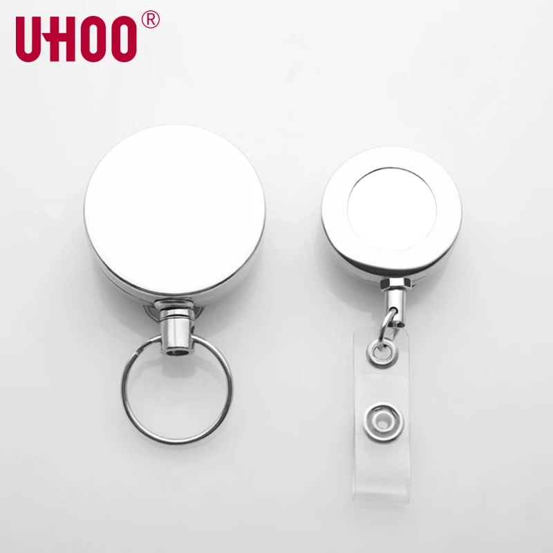 UHOO 6625 6626 классический акриловый бейдж держатель прозрачный ID держатель для карт с ремешком выставочный держатель для карт