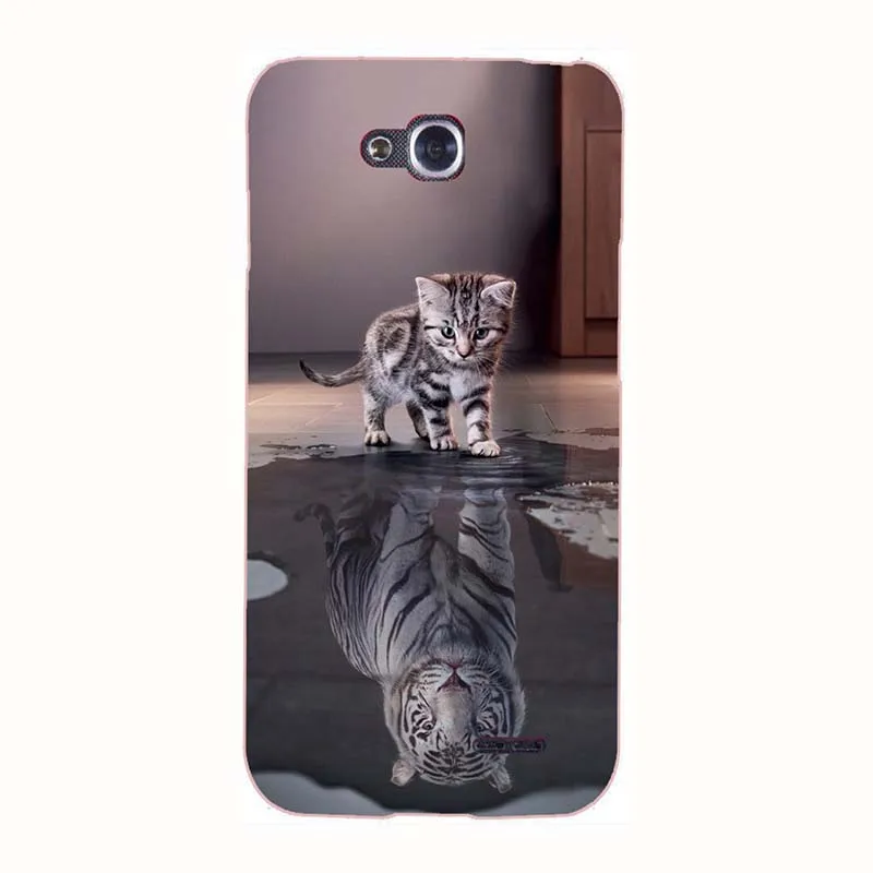 A210 Phone Cases For For LG Optimus L90 D410 D405 D405N Case Print Rose Wolf Patterned Cover Soft Silicone Back Shell Fundas Para - Цвет: A210