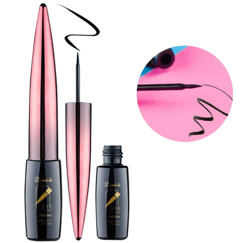 Black Eyes Liner Liquid Make Up Pencil Double-ended Makeup Waterproof Eyeliner |