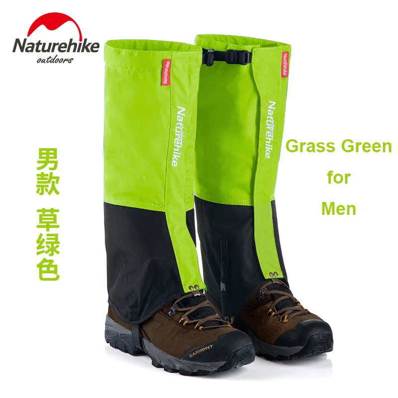 Grass Green for Men Naturehike походные гетры на открытом воздухе водонепроницаемые походные горные охотничьи походные пустынные мужские и женские зимние леггинсы Tozluk гетры - Цвет: Grass Green for Men