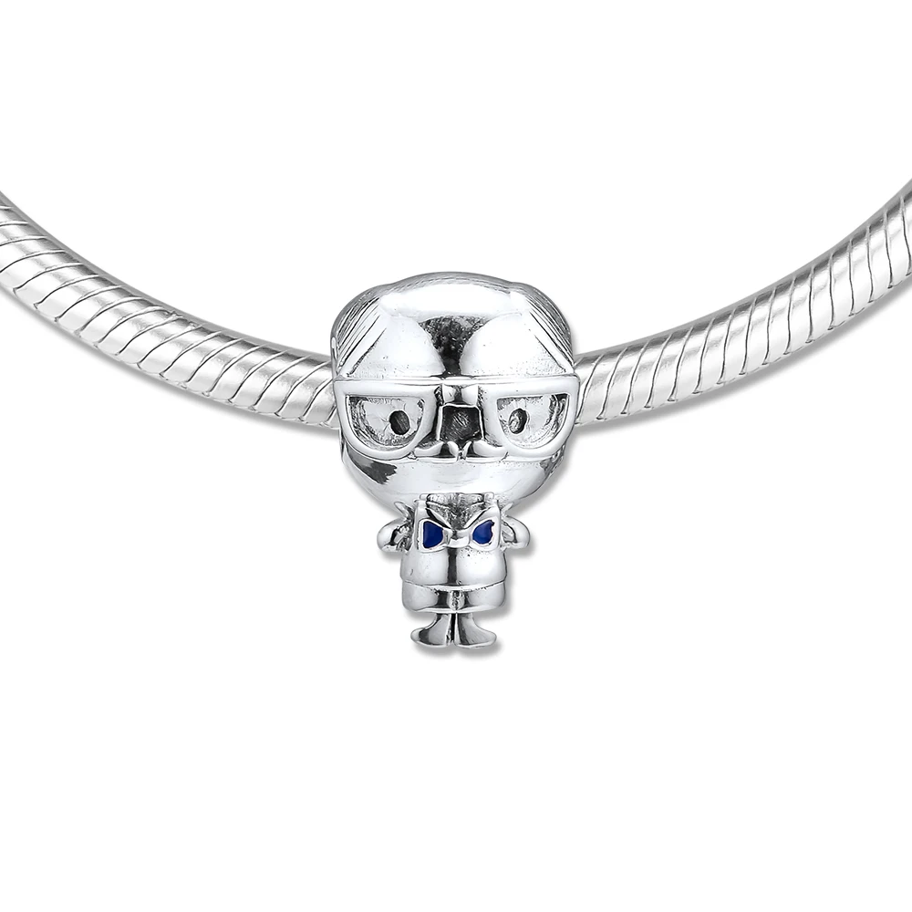 

Mr. Wise Charm Fits Orignal Sterling Silver Jewelry Snake Chain Bracelets For Woman Beads For Jewelry Making