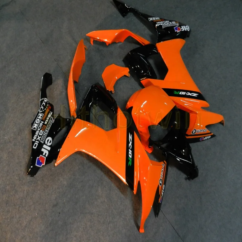 Пользовательские мотоцикла Обтекатели для ZX10R 2008 2009 2010 ZX-10R 08-10 комплект боди +