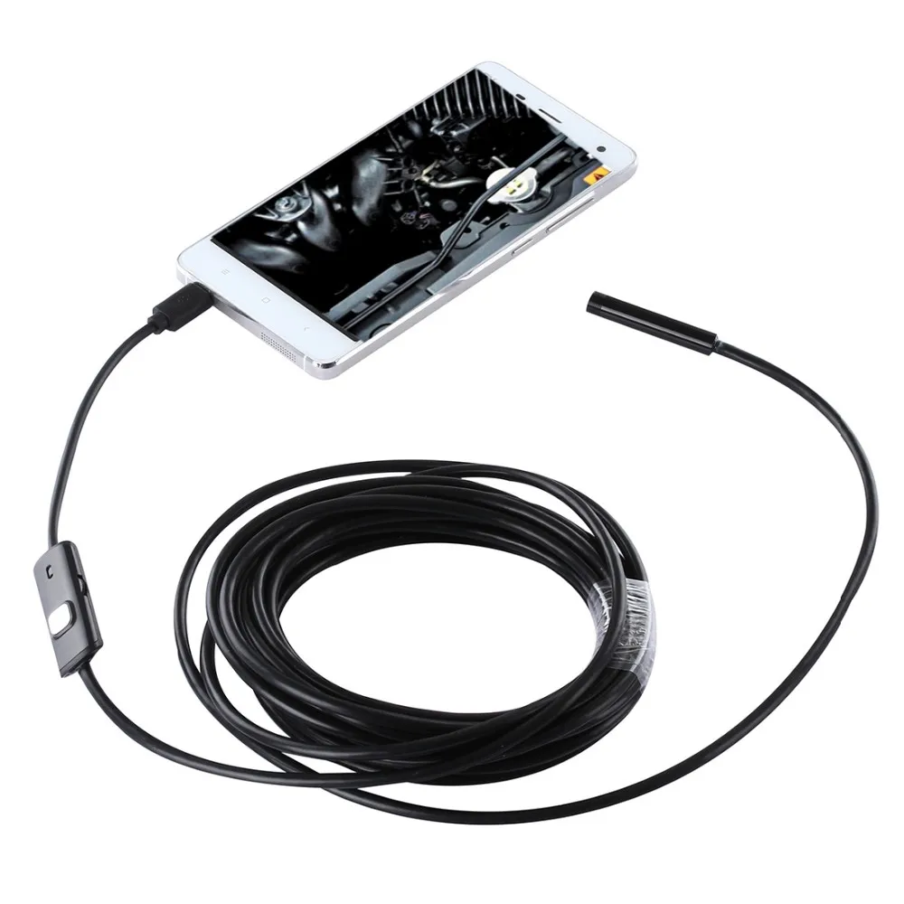 Камера эндоскоп USB 5 мм 2 м Android OTG|usb borescope camera|camera flexibleendoscope camera |