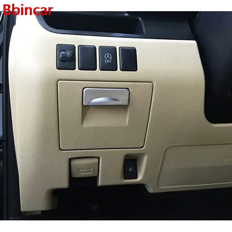 

Bbincar ABS Хромированная консоль коробка для хранения Контейнер Ручка Наклейка отделка для Toyota Highlander Kluger XU50 2015 2016 2017