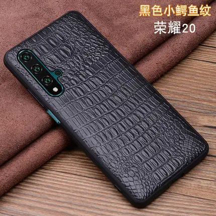 4 Чехол для Honor 20, новинка, аксессуары для телефона, натуральная коровья кожа, чехол для huawei Honor 20/20 Pro, Защитная, защита экрана - Цвет: 4