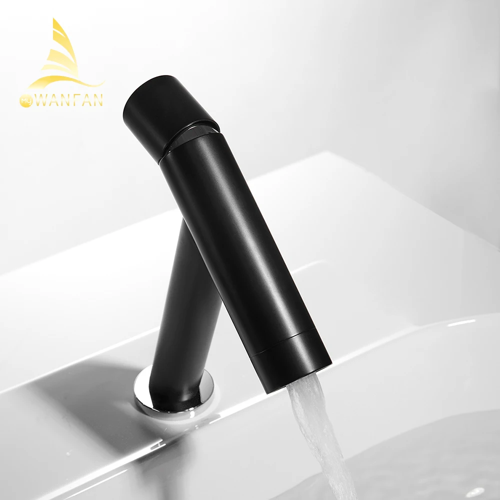 Basin Faucet Retro Black Faucet Taps Bathroom Sink Faucet Single Handle Hole Deck Vintage Wash Hot Cold Mixer Tap Crane 855775