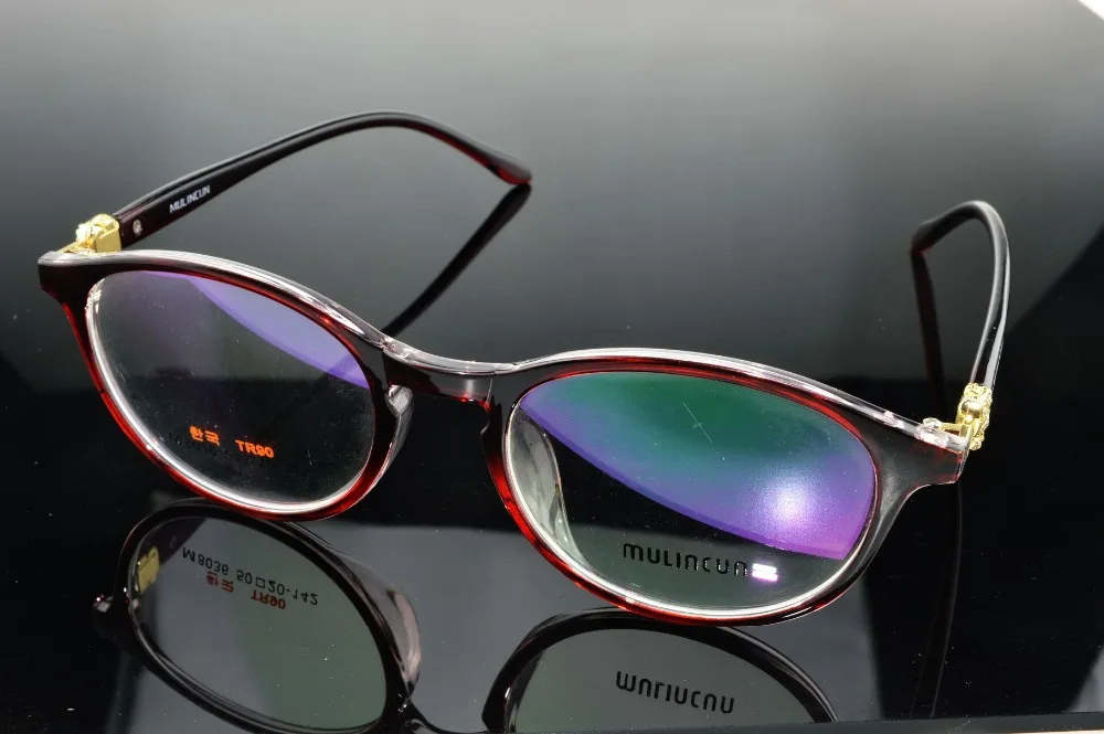 Высококачественные модные женские ацетатные очки ручной работы с красными