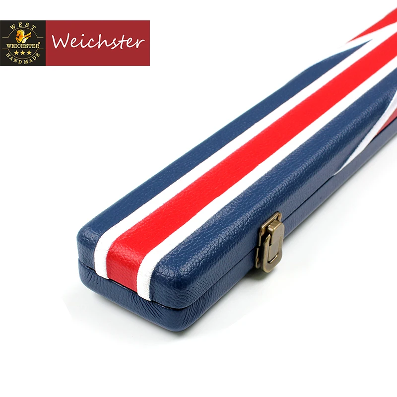 Weichster Роскошное Качество 3/4 флаг соединения Джек Дизайн снукер кий чехол с мелким