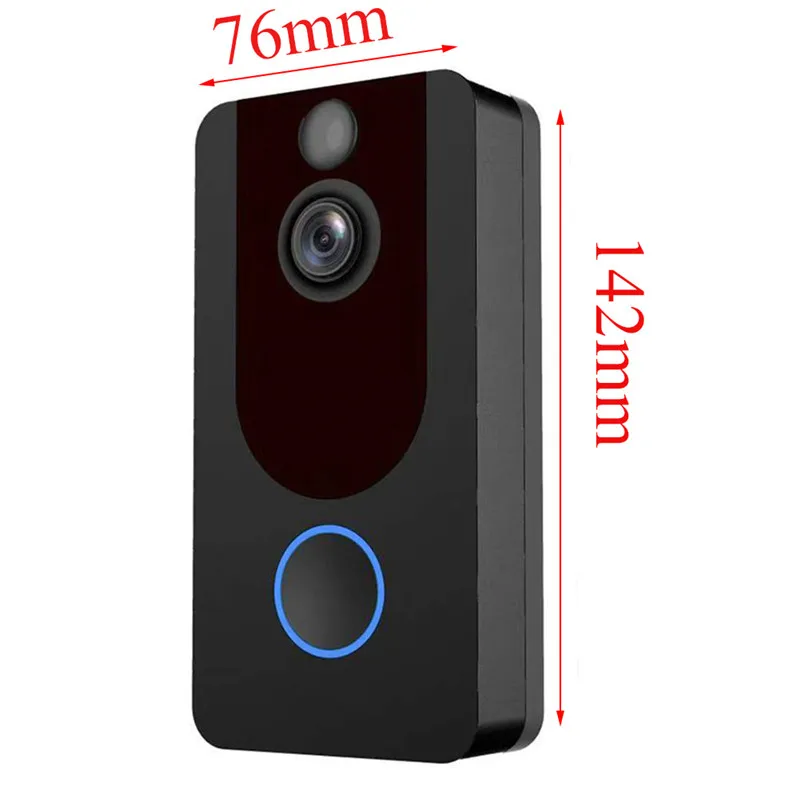 Wifi IP дверной звонок 1080 P камера видео дверной звонок ночного видения ИК детектор движения сигнализация безопасности беспроводной дверной глаз