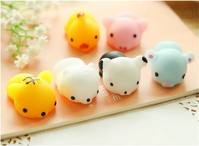 DHL 300pcs/lot 50 Styles Squishy Cat Squeeze Healing Fun kids Fidget Baby Toys Gift Antistress Reliever Decor 2017 Hot Sell | Игрушки и