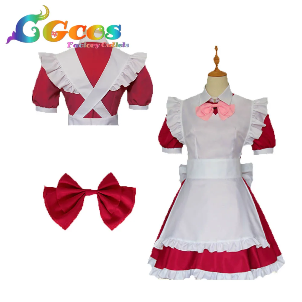 CGCOS Бесплатная доставка костюм для косплея Алиса или Rise Airi Униформа платье