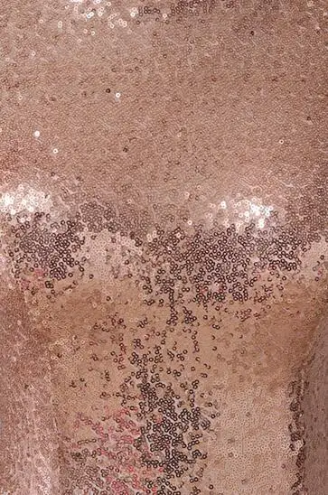 Rose Gold ADLN Дешевое Золотое платье подружки невесты с пайетками без рукавов с коротким шлейфом Милая Сексуальная Свадебная вечеринка официальные платья, платья de Fiesta - Цвет: Rose Gold