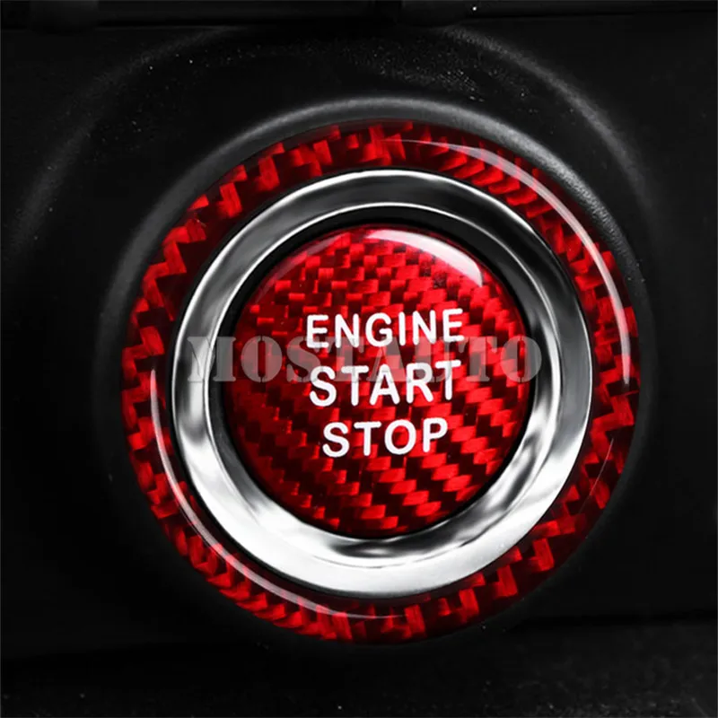 Для Toyota 86 Scion FR S углеродное волокно кнопка запуска двигателя крышка 2012 2020 2 шт.