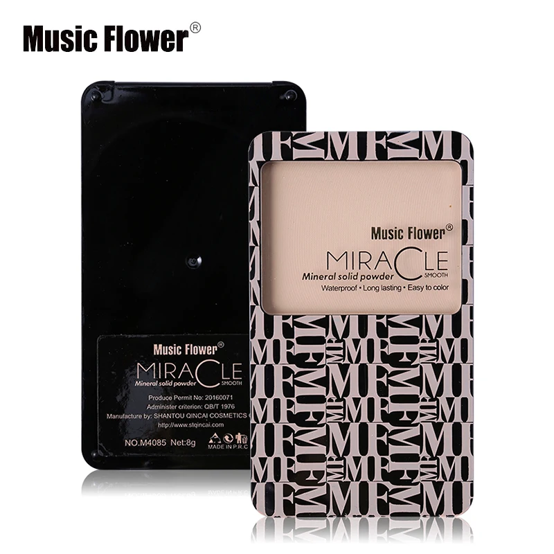 Музыкальный цветок матовое мерцание отжимаемая пудра палитра основа для макияжа