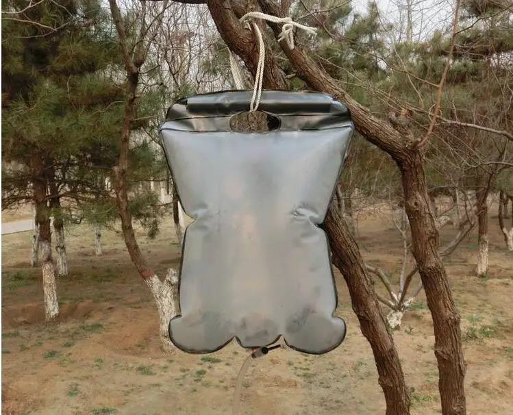 Портативная сумка Smartlife 20 л для душа с подогревом на солнечной батарее купания