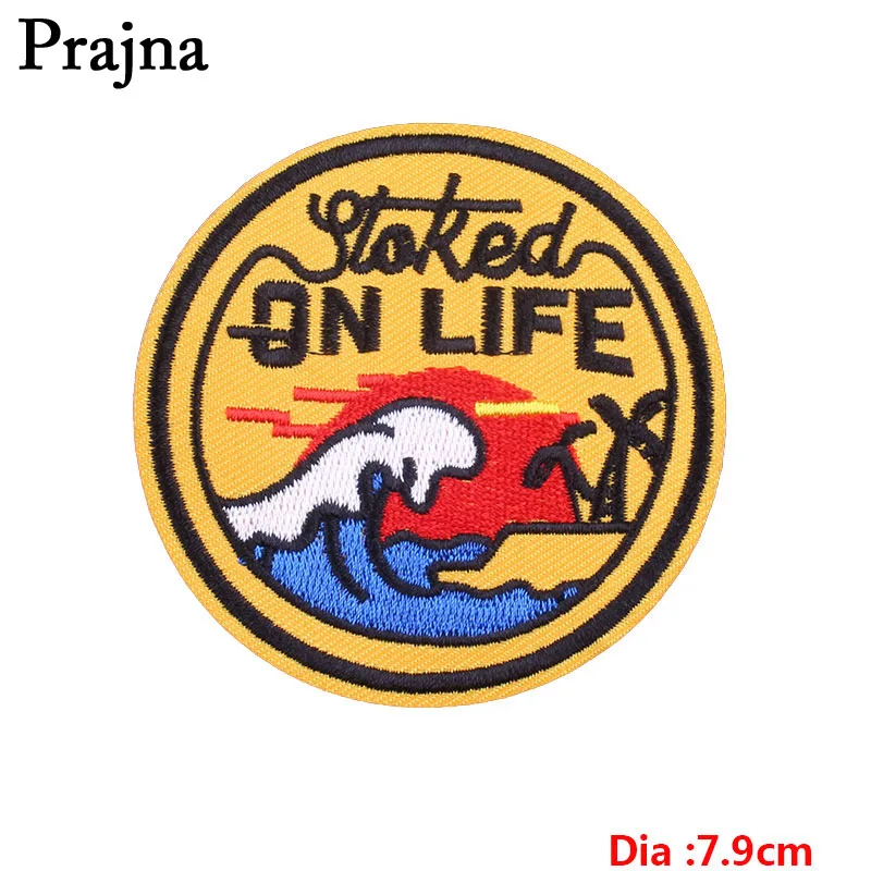 Лазерный Prajna Stalker НЛО вышитые полосы нашивки значки Утюг на одежду патч для одежды пришить наклейки ткань аппликация Одежда DIY - Цвет: Лазерный