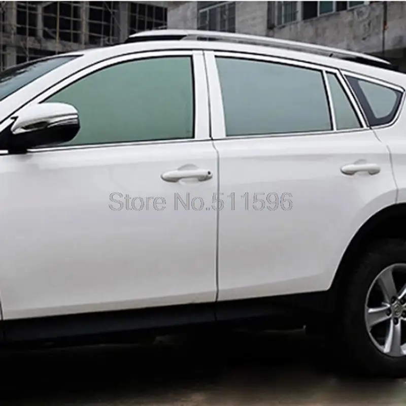 Пригодный Для TOYOTA RAV4 RAV 4 2013 2014 2015 Из Нержавеющей Стали полный Оконной Рамы