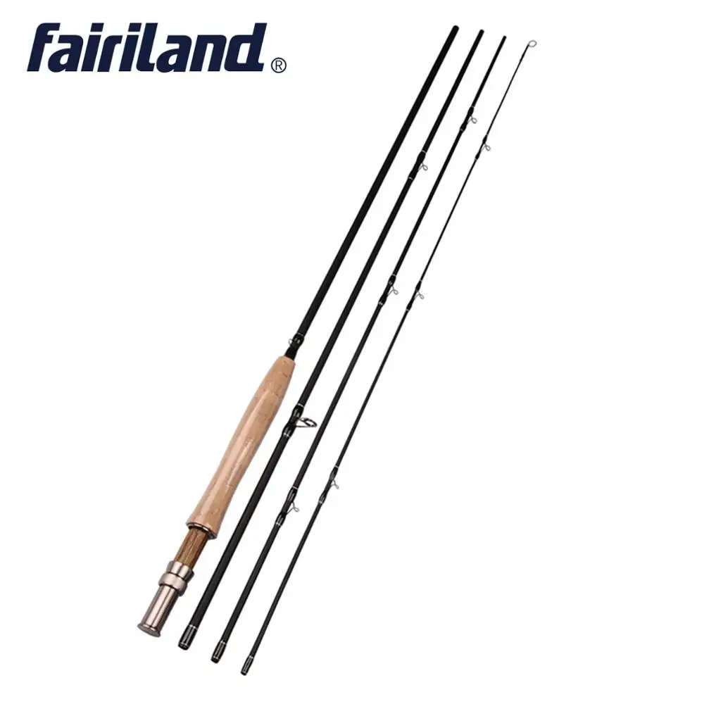 Карбоновая удочка для ловли нахлыстом Fairiland 4 сек 9 футов/2 7 м 5/6 # 115 г/4 унции|fishing