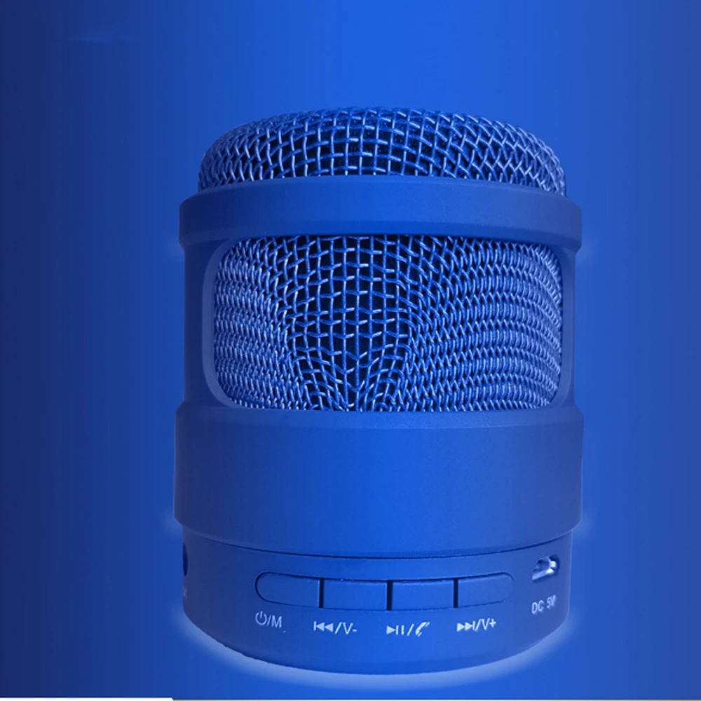 Встроенный микрофон творческий bluetooth динамик с FM радио карман портативный