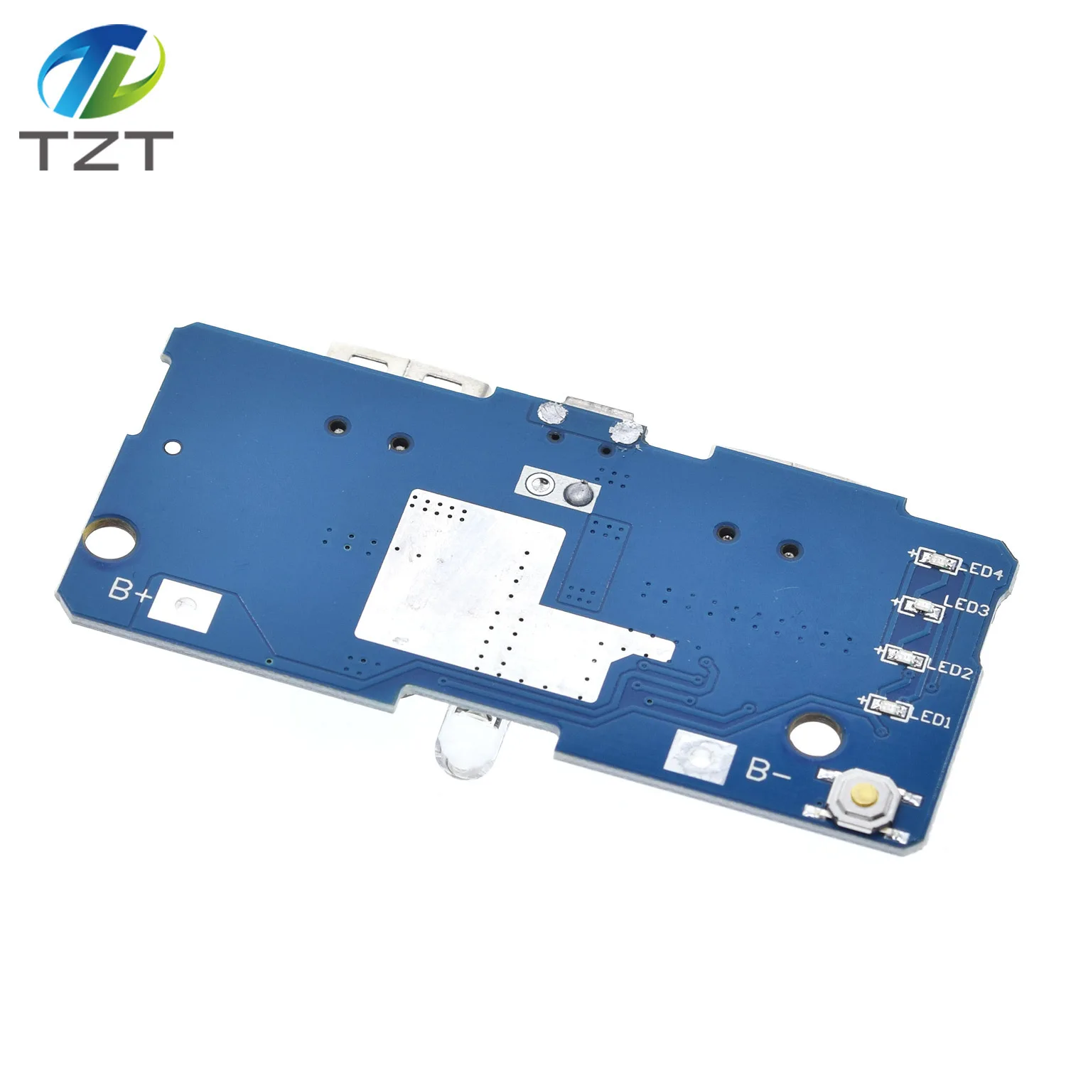18650 Двойной Micro USB 3,7 V до 5V 2A повышающий Мобильный Внешний аккумулятор DIY 18650 литиевая батарея зарядное устройство печатная плата Повышающий Модуль со светодиодом